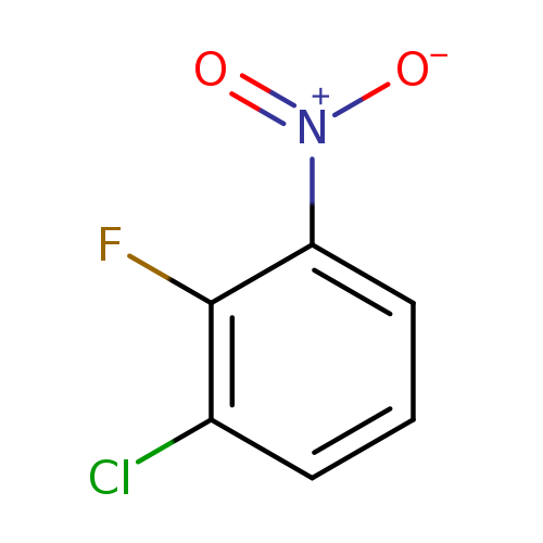 [O-][N+](=O)c1cccc(c1F)Cl