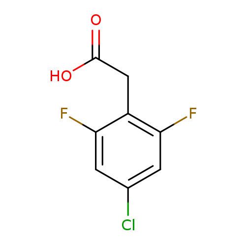 OC(=O)Cc1c(F)cc(cc1F)Cl