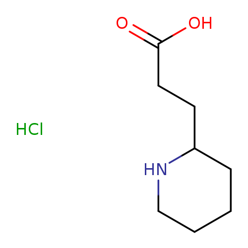 OC(=O)CCC1CCCCN1.Cl