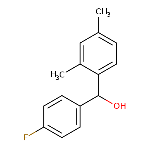 Fc1ccc(cc1)C(c1ccc(cc1C)C)O