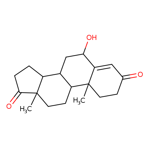 O=C1CCC2(C(=C1)C(O)CC1C2CCC2(C1CCC2=O)C)C