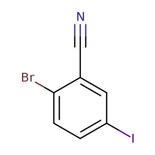 N#Cc1cc(I)ccc1Br