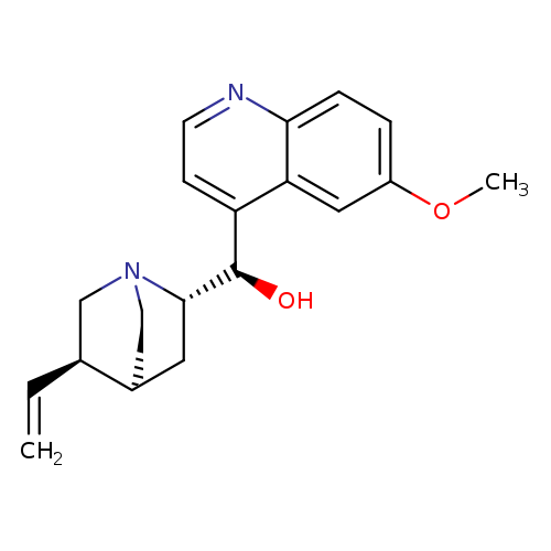 C=C[C@H]1CN2CC[C@H]1C[C@H]2[C@@H](c1ccnc2c1cc(OC)cc2)O