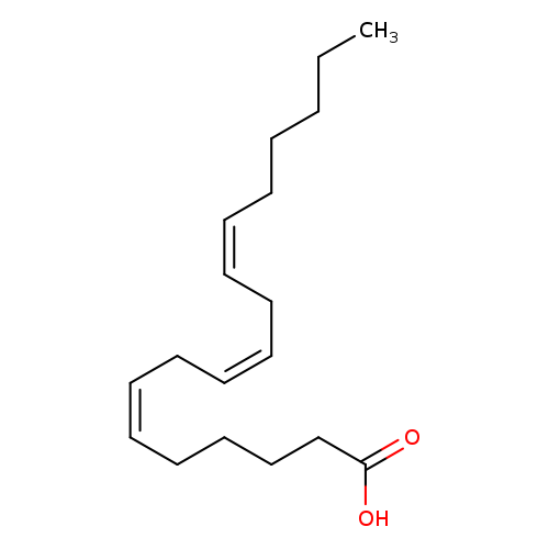 CCCCC/C=C\C/C=C\C/C=C\CCCCC(=O)O