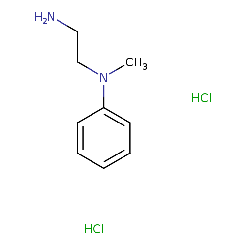 NCCN(c1ccccc1)C.Cl.Cl