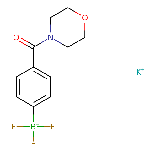 F[B-](c1ccc(cc1)C(=O)N1CCOCC1)(F)F.[K+]