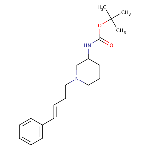 O=C(OC(C)(C)C)NC1CCCN(C1)CC/C=C/c1ccccc1