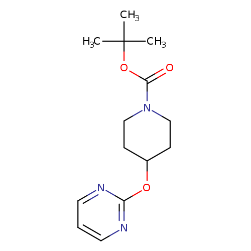 O=C(N1CCC(CC1)Oc1ncccn1)OC(C)(C)C
