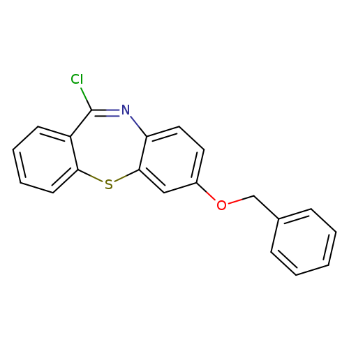 ClC1=Nc2ccc(cc2Sc2c1cccc2)OCc1ccccc1