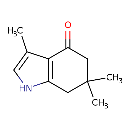 O=C1CC(C)(C)Cc2c1c(C)c[nH]2