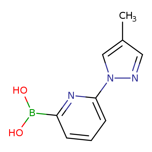 Cc1cnn(c1)c1cccc(n1)B(O)O
