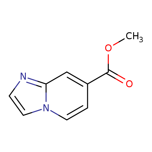 COC(=O)c1ccn2c(c1)ncc2