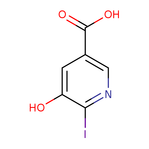 OC(=O)c1cnc(c(c1)O)I
