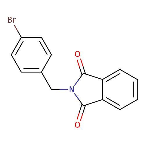O=C1N(Cc2ccc(cc2)Br)C(=O)c2c1cccc2