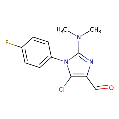 O=Cc1nc(n(c1Cl)c1ccc(cc1)F)N(C)C