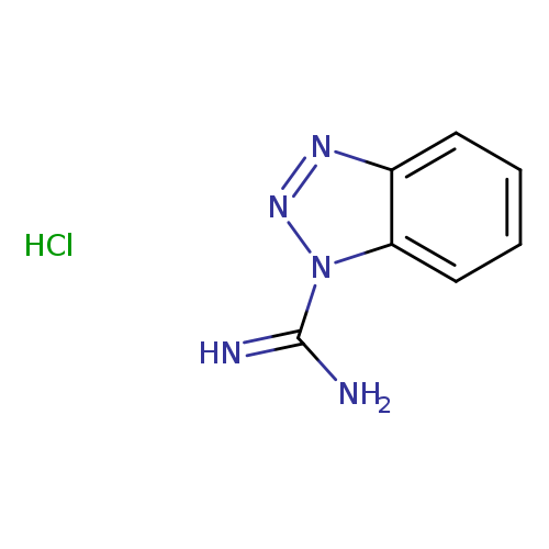 NC(=N)n1nnc2c1cccc2.Cl