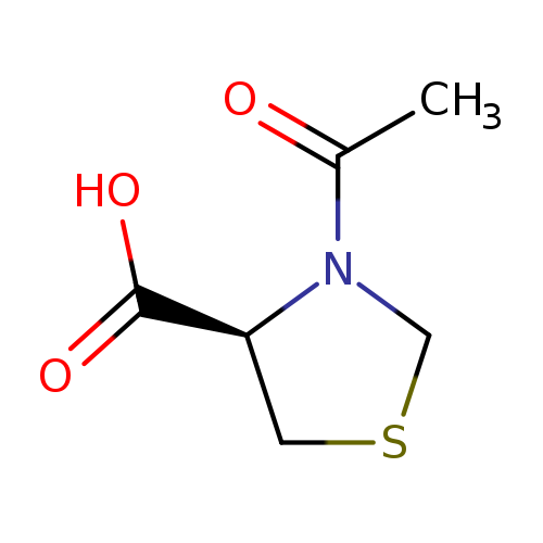 CC(=O)N1CSC[C@H]1C(=O)O