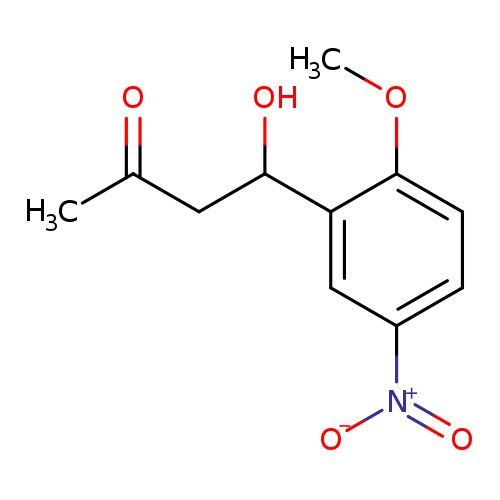 COc1ccc(cc1C(CC(=O)C)O)[N+](=O)[O-]