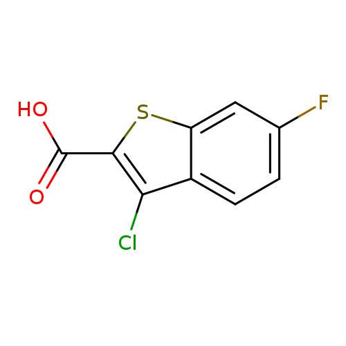 Fc1ccc2c(c1)sc(c2Cl)C(=O)O