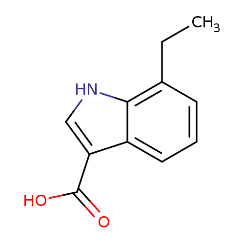 CCc1cccc2c1[nH]cc2C(=O)O