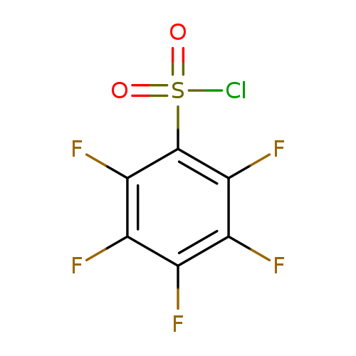 Fc1c(F)c(F)c(c(c1F)S(=O)(=O)Cl)F