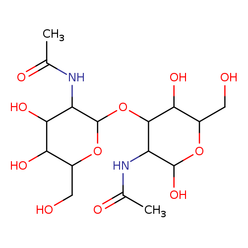OCC1OC(O)C(C(C1O)OC1OC(CO)C(C(C1NC(=O)C)O)O)NC(=O)C