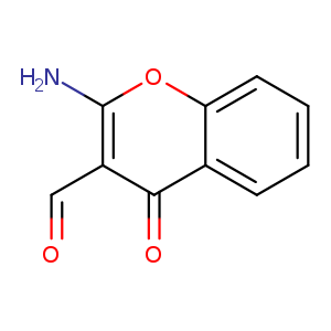 O=Cc1c(N)oc2c(c1=O)cccc2