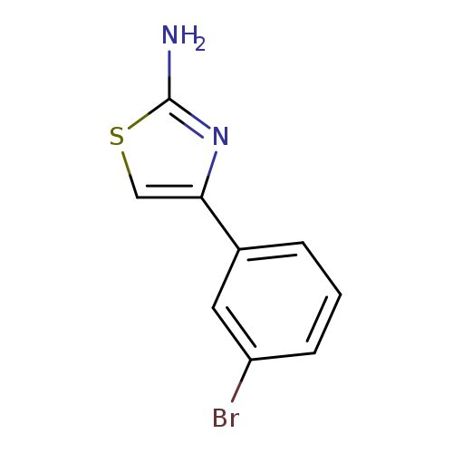 Brc1cccc(c1)c1csc(n1)N