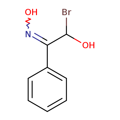 ON=C(c1ccccc1)C(Br)O