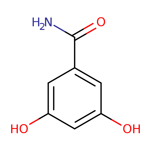 NC(=O)c1cc(O)cc(c1)O