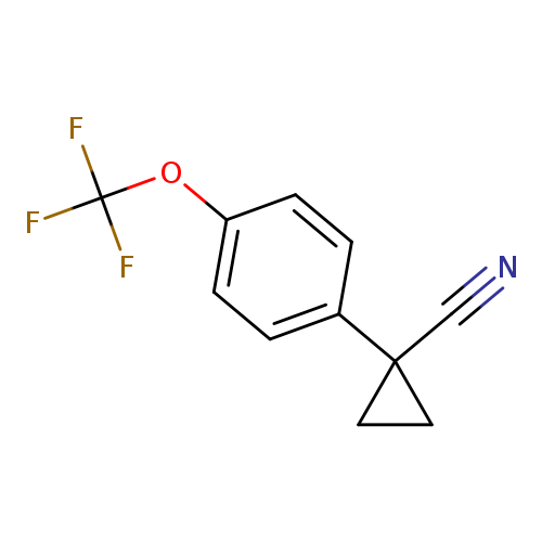 N#CC1(CC1)c1ccc(cc1)OC(F)(F)F