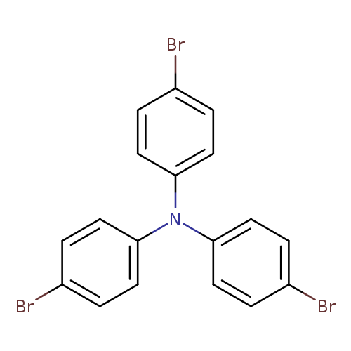 Brc1ccc(cc1)N(c1ccc(cc1)Br)c1ccc(cc1)Br