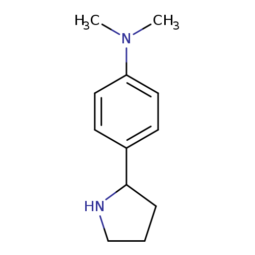 CN(c1ccc(cc1)C1CCCN1)C