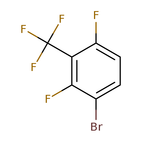 Fc1ccc(c(c1C(F)(F)F)F)Br