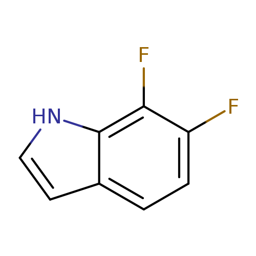 Fc1ccc2c(c1F)[nH]cc2