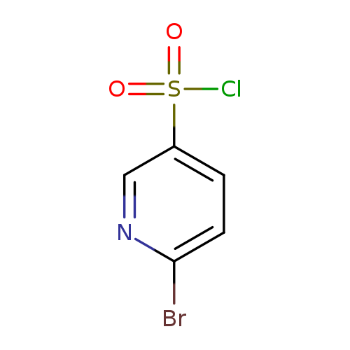 Brc1ccc(cn1)S(=O)(=O)Cl