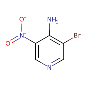 [O-][N+](=O)c1cncc(c1N)Br