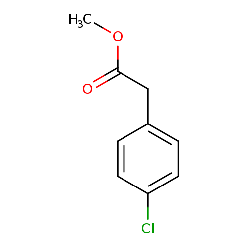 COC(=O)Cc1ccc(cc1)Cl