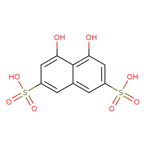 Oc1cc(cc2c1c(O)cc(c2)S(=O)(=O)O)S(=O)(=O)O