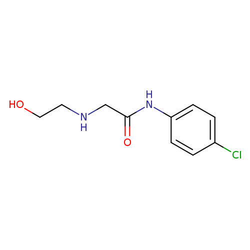 OCCNCC(=O)Nc1ccc(cc1)Cl
