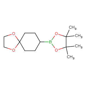 CC1(C)OB(OC1(C)C)C1CCC2(CC1)OCCO2
