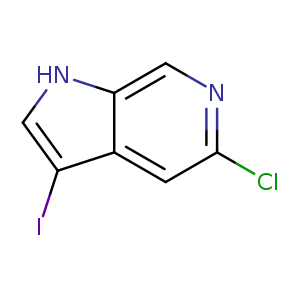 Clc1ncc2c(c1)c(I)c[nH]2