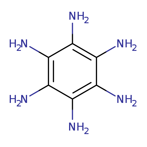 Nc1c(N)c(N)c(c(c1N)N)N