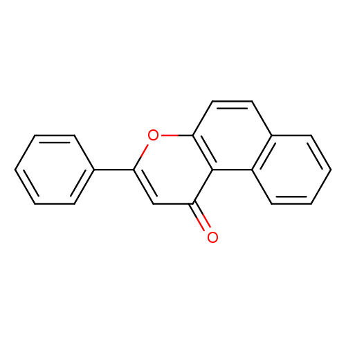 O=c1cc(oc2c1c1ccccc1cc2)c1ccccc1