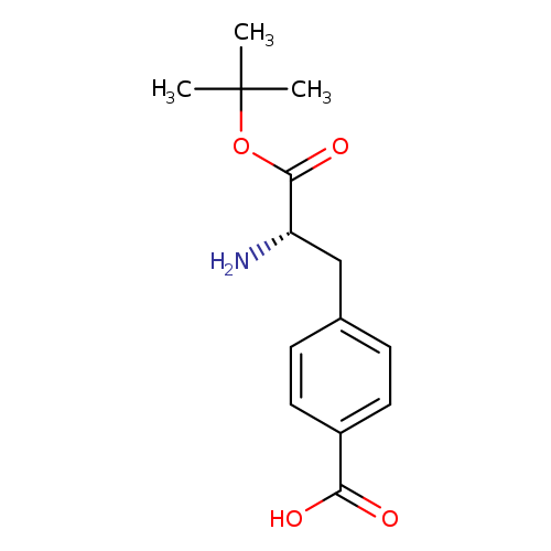 N[C@H](C(=O)OC(C)(C)C)Cc1ccc(cc1)C(=O)O