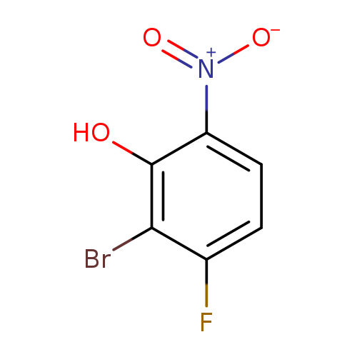 [O-][N+](=O)c1ccc(c(c1O)Br)F