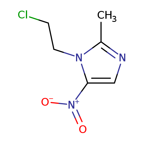 ClCCn1c(C)ncc1[N+](=O)[O-]