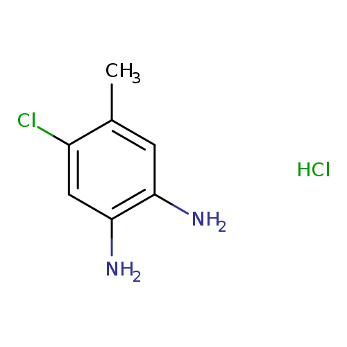 Clc1cc(N)c(cc1C)N.Cl