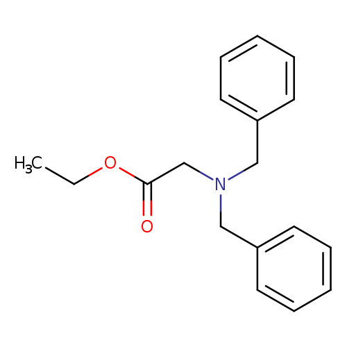 CCOC(=O)CN(Cc1ccccc1)Cc1ccccc1