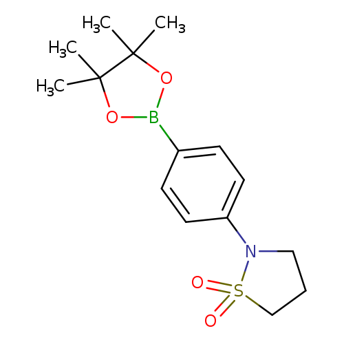 O=S1(=O)CCCN1c1ccc(cc1)B1OC(C(O1)(C)C)(C)C